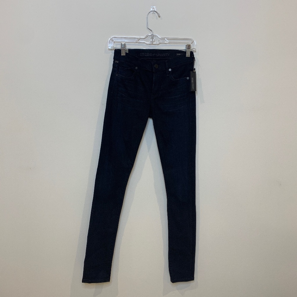 Citizens of Humanity Women Black Avedon Ultra Skinny Jeans Size 25